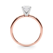 Rylos 14K White/Rose/Yellow Gold Solitaire Set Solitaire Set Engagement Ring | Cushion Cut | Certified Lab Grown Diamond Ring | VS-SI Quality | Available in Size 5-10