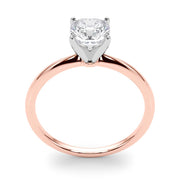 Rylos 14K White/Rose/Yellow Gold Solitaire Set Solitaire Set Engagement Ring | Cushion Cut | Certified Lab Grown Diamond Ring | VS-SI Quality | Available in Size 5-10