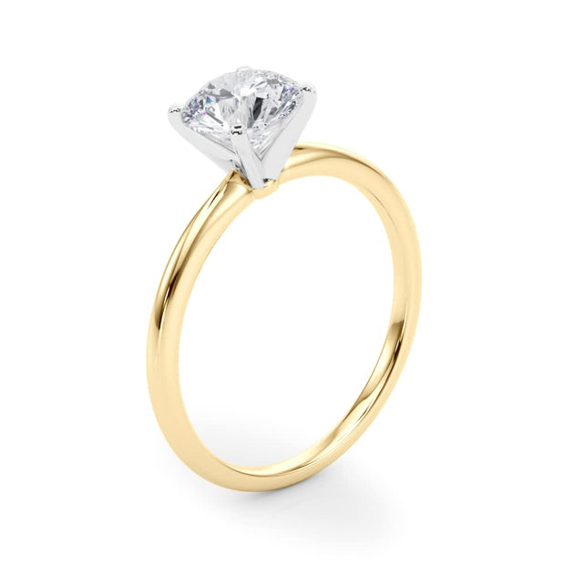 Rylos 14K White/Rose/Yellow Gold Solitaire Set Solitaire Set Engagement Ring | Round Cut | Certified Lab Grown Diamond Ring | VS-SI Quality | Available in Size 5-10