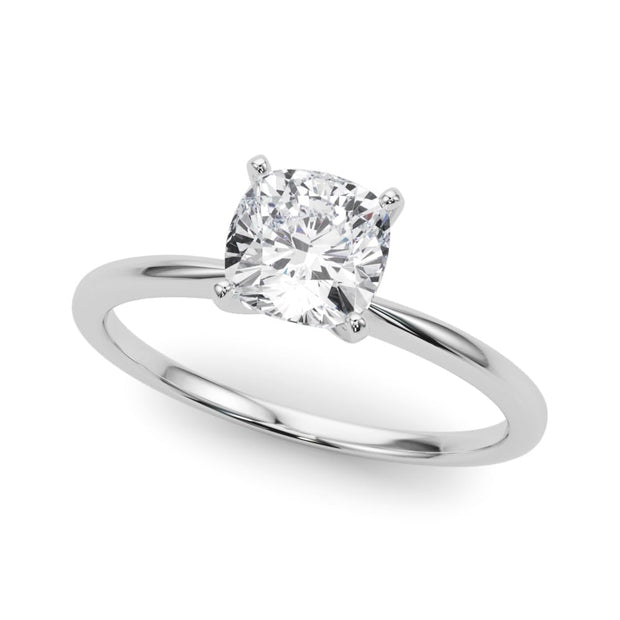 Rylos 14K White/Rose/Yellow Gold Solitaire Set Solitaire Set Engagement Ring | Cushion Cut | Certified Lab Grown Diamond Ring | VS-SI Quality | Available in Size 5-10