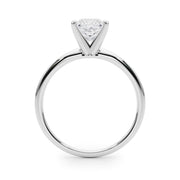 Rylos 14K White/Rose/Yellow Gold Solitaire Set Solitaire Set Engagement Ring | Princess Cut | Certified Lab Grown Diamond Ring | VS-SI Quality | Available in Size 5-10