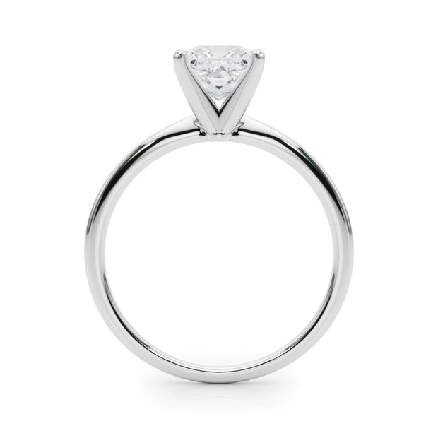 Rylos 14K White/Rose/Yellow Gold Solitaire Set Solitaire Set Engagement Ring | Princess Cut | Certified Lab Grown Diamond Ring | VS-SI Quality | Available in Size 5-10