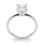 Rylos 14K White/Rose/Yellow Gold Solitaire Set Solitaire Set Engagement Ring | Princess Cut | Certified Lab Grown Diamond Ring | VS-SI Quality | Available in Size 5-10