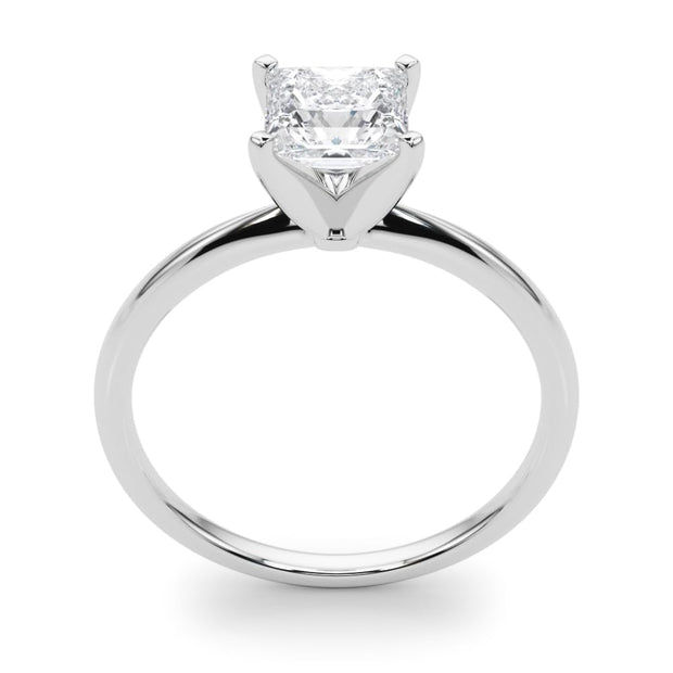 Rylos 14K White/Rose/Yellow Gold Solitaire Set Solitaire Set Engagement Ring | Princess Cut | Certified Lab Grown Diamond Ring | VS-SI Quality | Available in Size 5-10