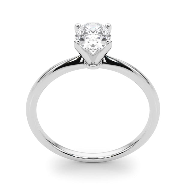 Rylos 14K White/Rose/Yellow Gold Solitaire Set Solitaire Set Engagement Ring | Oval Cut | Certified Lab Grown Diamond Ring | VS-SI Quality | Available in Size 5-10