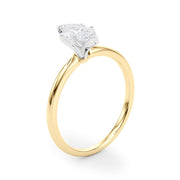 Rylos 14K White/Rose/Yellow Gold Solitaire Set Solitaire Set Engagement Ring | Marquise Cut | Certified Lab Grown Diamond Ring | VS-SI Quality | Available in Size 5-10