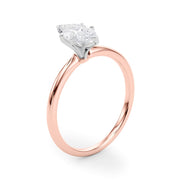 Rylos 14K White/Rose/Yellow Gold Solitaire Set Solitaire Set Engagement Ring | Marquise Cut | Certified Lab Grown Diamond Ring | VS-SI Quality | Available in Size 5-10