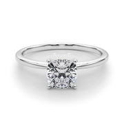 Rylos 14K White/Rose/Yellow Gold Solitaire Set Solitaire Set Engagement Ring | Cushion Cut | Certified Lab Grown Diamond Ring | VS-SI Quality | Available in Size 5-10