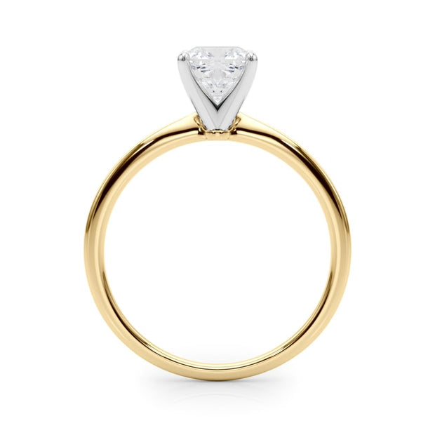 Rylos 14K White/Rose/Yellow Gold Solitaire Set Solitaire Set Engagement Ring | Cushion Cut | Certified Lab Grown Diamond Ring | VS-SI Quality | Available in Size 5-10