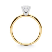 Rylos 14K White/Rose/Yellow Gold Solitaire Set Solitaire Set Engagement Ring | Cushion Cut | Certified Lab Grown Diamond Ring | VS-SI Quality | Available in Size 5-10