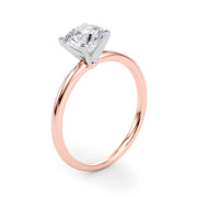 Rylos 14K White/Rose/Yellow Gold Solitaire Set Solitaire Set Engagement Ring | Round Cut | Certified Lab Grown Diamond Ring | VS-SI Quality | Available in Size 5-10