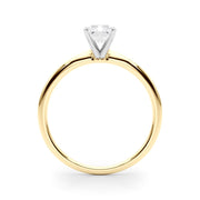 Rylos 14K White/Rose/Yellow Gold Solitaire Set Solitaire Set Engagement Ring | Radiant Cut | Certified Lab Grown Diamond Ring | VS-SI Quality | Available in Size 5-10