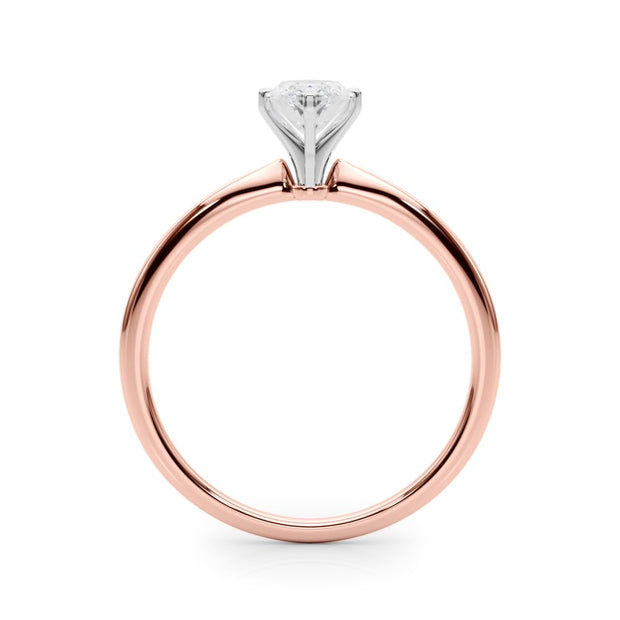 Rylos 14K White/Rose/Yellow Gold Solitaire Set Solitaire Set Engagement Ring | Marquise Cut | Certified Lab Grown Diamond Ring | VS-SI Quality | Available in Size 5-10