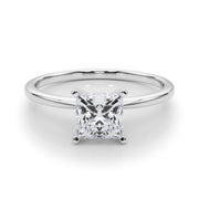 Rylos 14K White/Rose/Yellow Gold Solitaire Set Solitaire Set Engagement Ring | Princess Cut | Certified Lab Grown Diamond Ring | VS-SI Quality | Available in Size 5-10