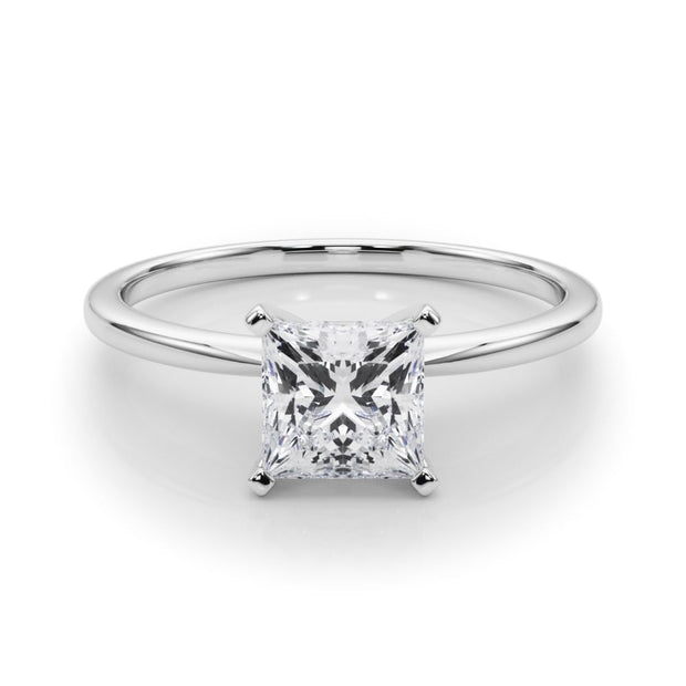 Rylos 14K White/Rose/Yellow Gold Solitaire Set Solitaire Set Engagement Ring | Princess Cut | Certified Lab Grown Diamond Ring | VS-SI Quality | Available in Size 5-10