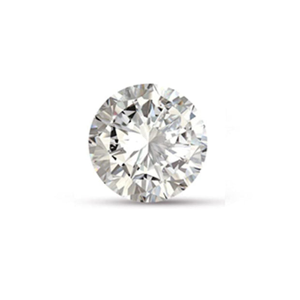 14K Clear Diamond Round Center Cut Lab Grown Diamond by Rylos