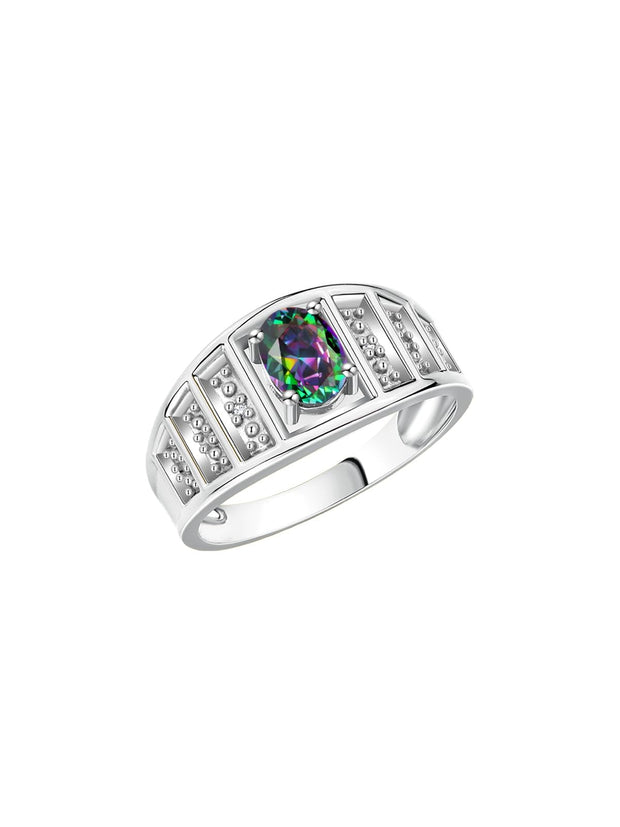 Rylos Classic Style Ring with 7X5MM Oval Gemstone & Diamond Accent  Elegant Birthstone Jewelry for Women and in Sterling Silver  Available in Sizes 5-10