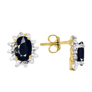 Rylos Matching Jewelry For Women 14K Yellow Gold - October Birthstone- Ring, Earrings & Necklace - Onyx 6X4MM Color Stone Gemstone Jewelry For Women Gold Jewelry