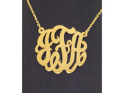 Rylos Necklaces For Women Gold Necklaces for Women & Men 14K White Gold or Yellow Gold Personalized 25MM Nameplate Necklace Special Order, Made to Order With 18 inch chain. Necklace