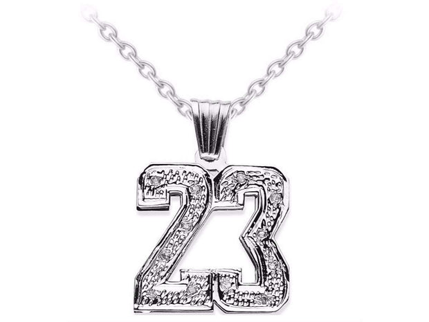 Rylos Necklaces For Women Gold Necklaces for Women & Men 925 Yellow Gold Plated Silver or Sterling Silver Personalized Diamond Number Plate Necklace Special Order, Made to Order Necklace