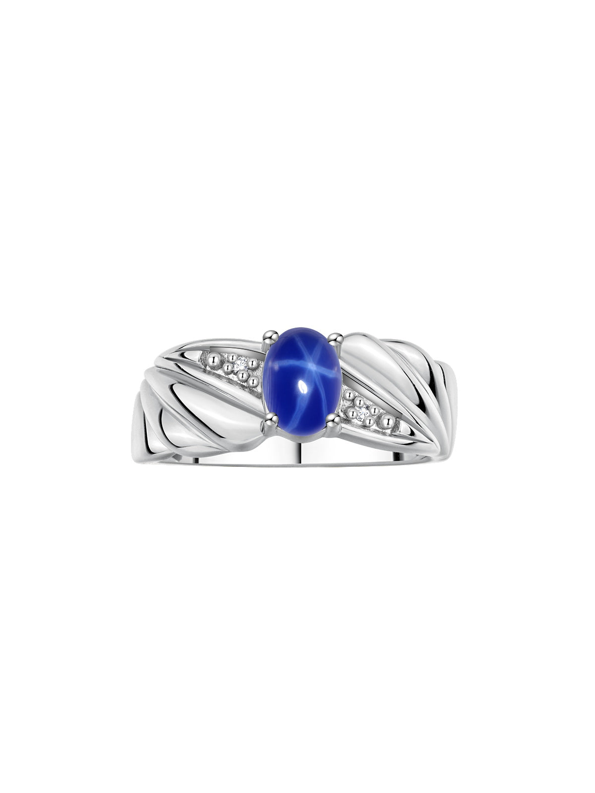 RYLOS Angel Wing Birthstone Ring 7X5MM Gemstone & Diamonds - Elegant Stone Jewelry for Women in Sterling Silver, Available in Sizes 5-10