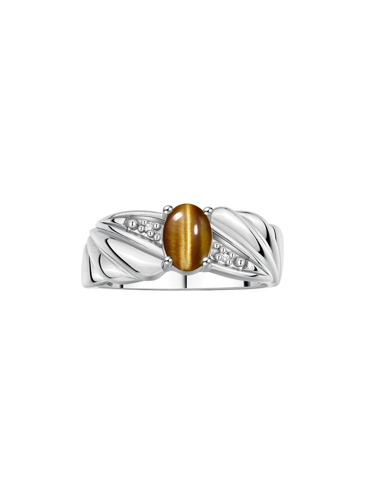 RYLOS Angel Wing Birthstone Ring 7X5MM Gemstone & Diamonds - Elegant Stone Jewelry for Women in Sterling Silver, Available in Sizes 5-10