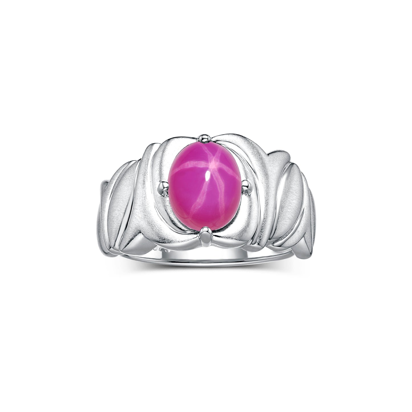 RYLOS Solitaire 9X7MM Oval Gemstone Ring with Satin Finish Band Sterling Silver Birthstone Rings Size 5-10