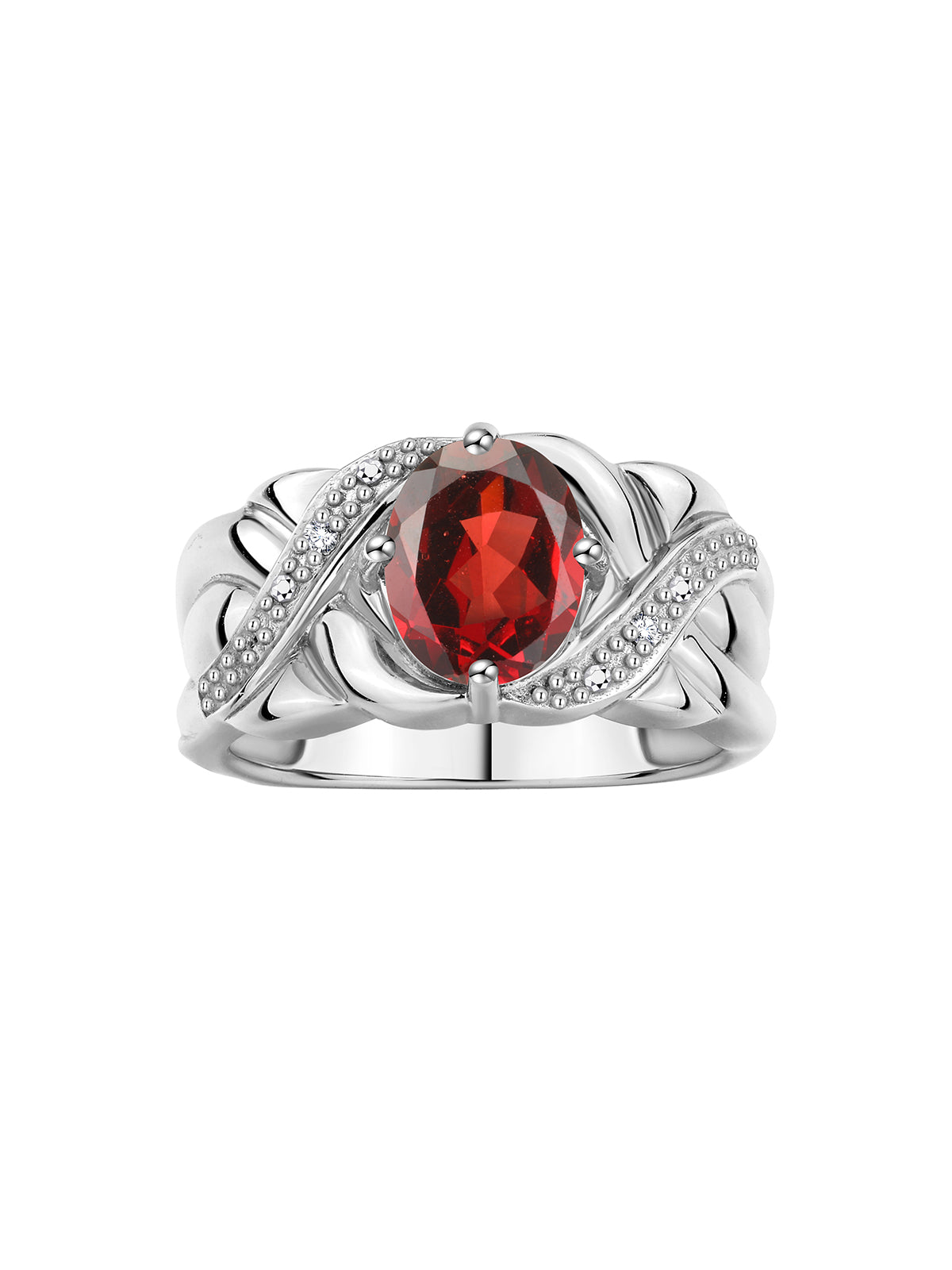 RYLOS Classic Ring with 9X7MM Oval Gemstone & Diamonds Radiant Birthstone Color Stone Jewelry for Women in Sterling Silver Available in Sizes 5-13