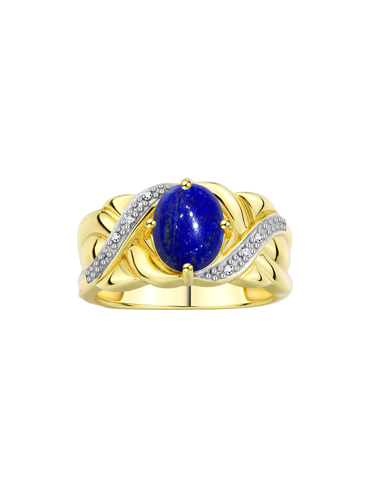 RYLOS Classic Ring with 9X7MM Oval Gemstone & Diamonds Radiant Birthstone Color Stone Jewelry for Women In Yellow Gold Plated Silver Available in Sizes 5-13