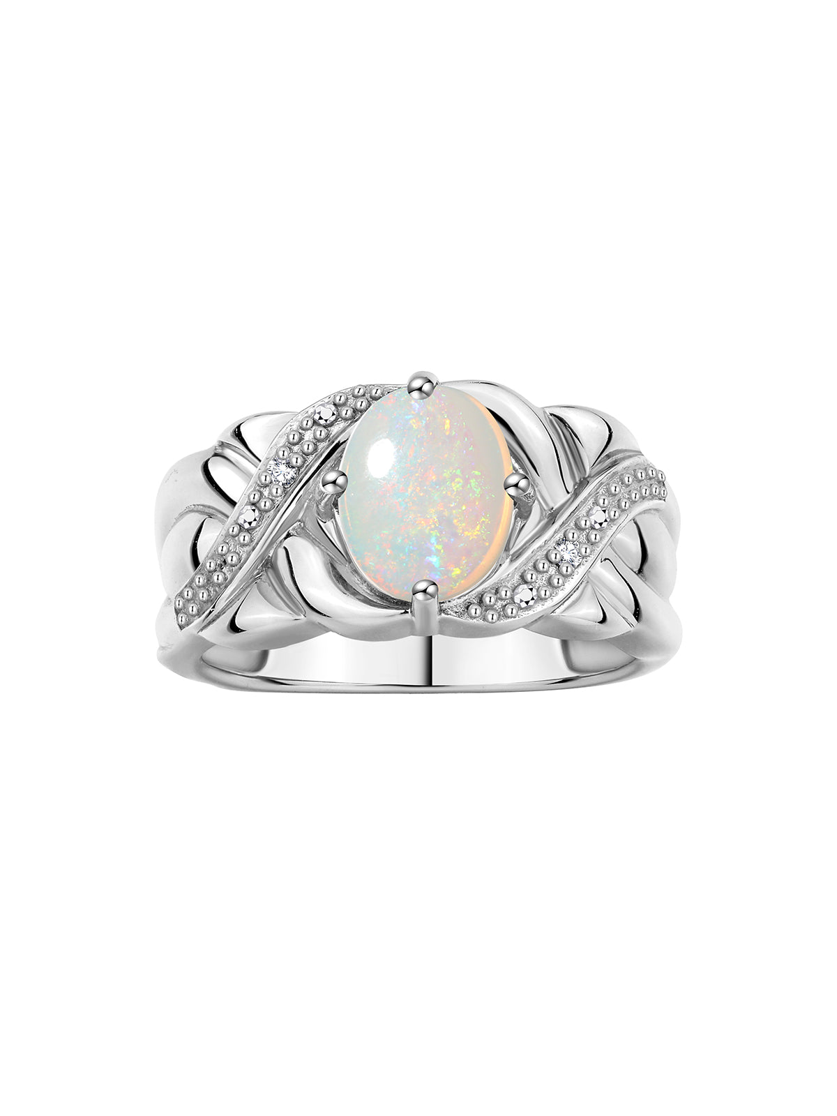 RYLOS Classic Ring with 9X7MM Oval Gemstone & Diamonds Radiant Birthstone Color Stone Jewelry for Women in Sterling Silver Available in Sizes 5-13