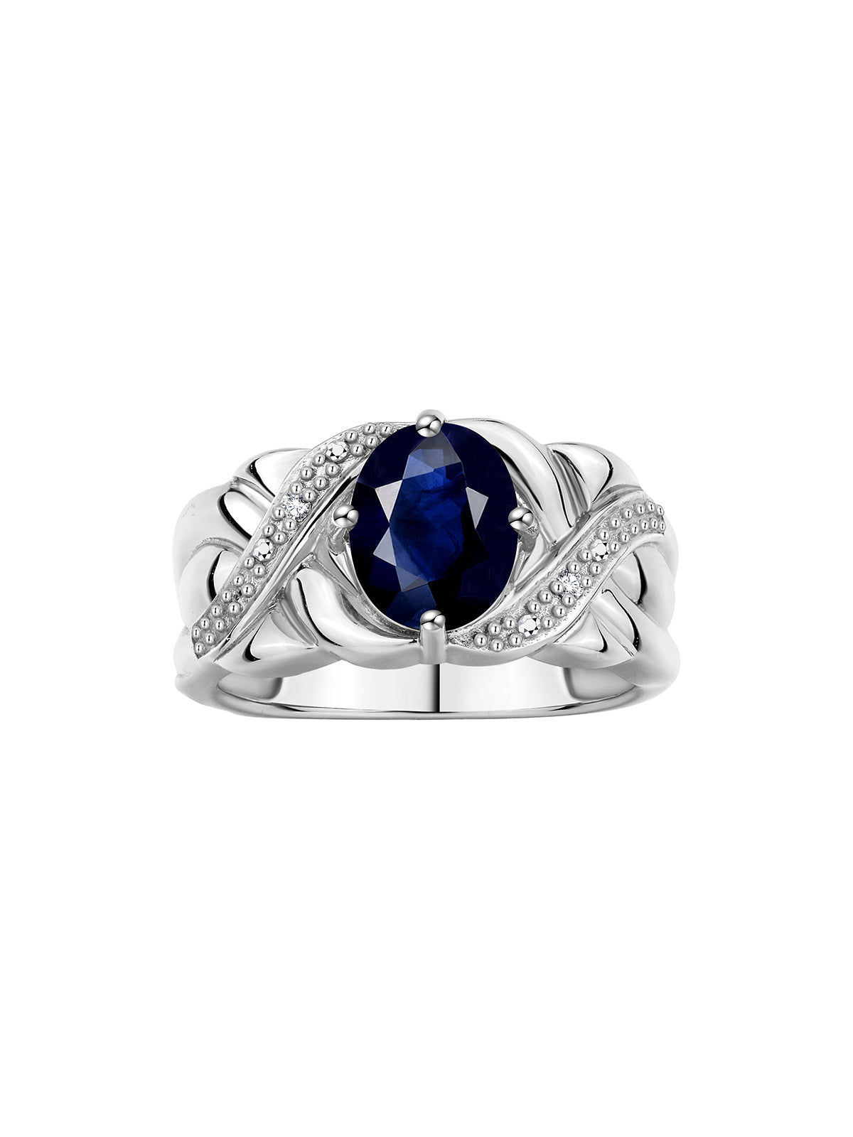 RYLOS Classic Ring with 9X7MM Oval Gemstone & Diamonds Radiant Birthstone Color Stone Jewelry for Women in Sterling Silver Available in Sizes 5-13