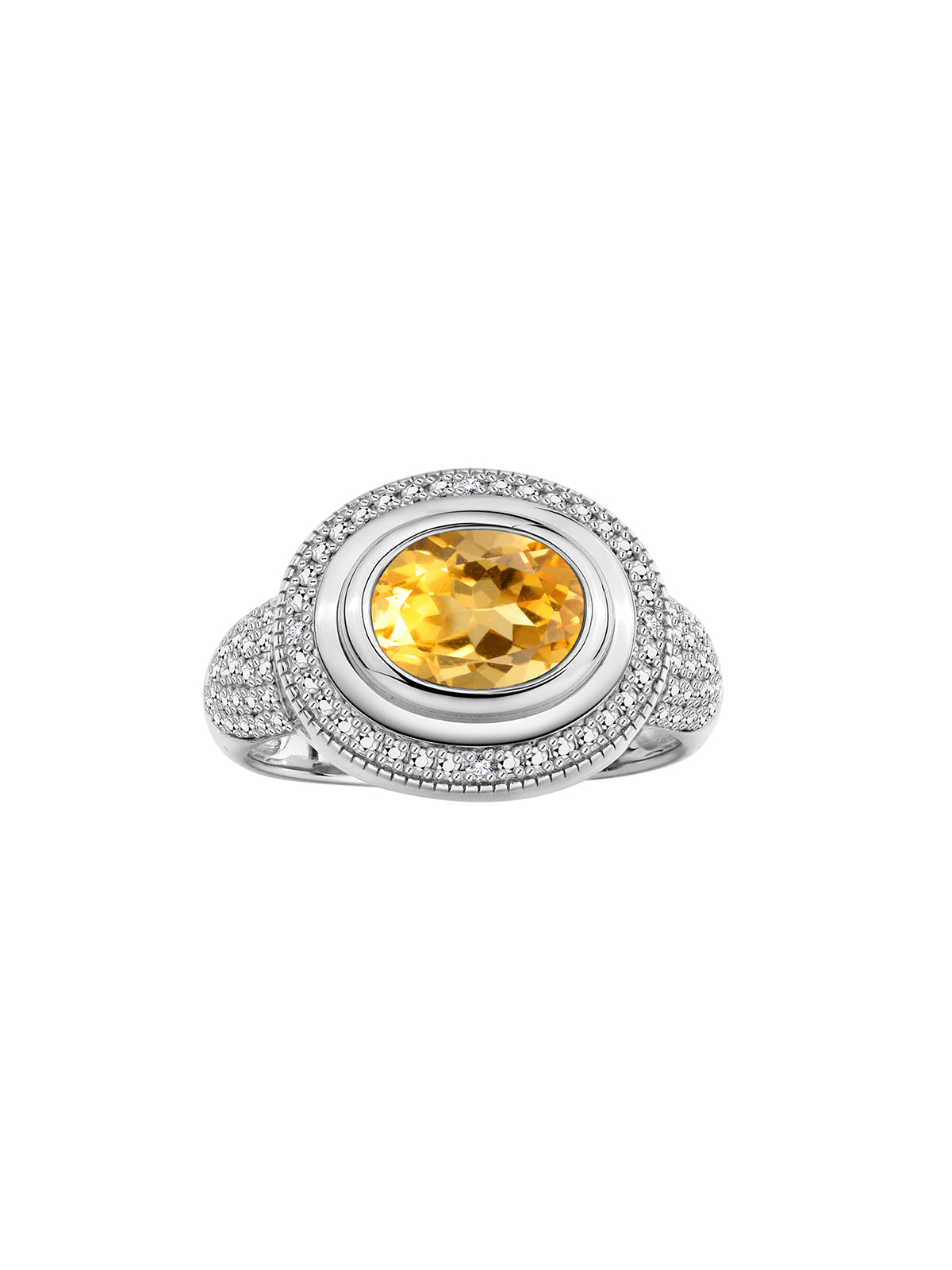 RYLOS Classic Ring with 9X7MM Oval Gemstone & Diamonds Radiant Color Stone Jewelry for Women in Sterling Silver Available in Sizes 5-13