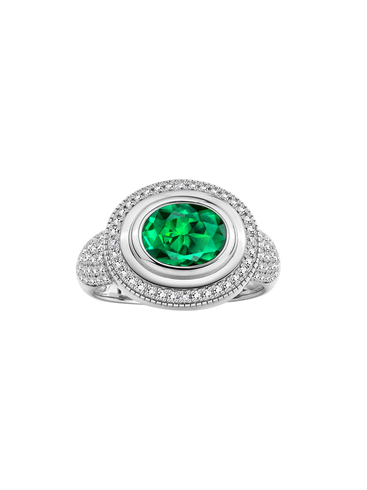 RYLOS Classic Ring with 9X7MM Oval Gemstone & Diamonds Radiant Color Stone Jewelry for Women in Sterling Silver Available in Sizes 5-13