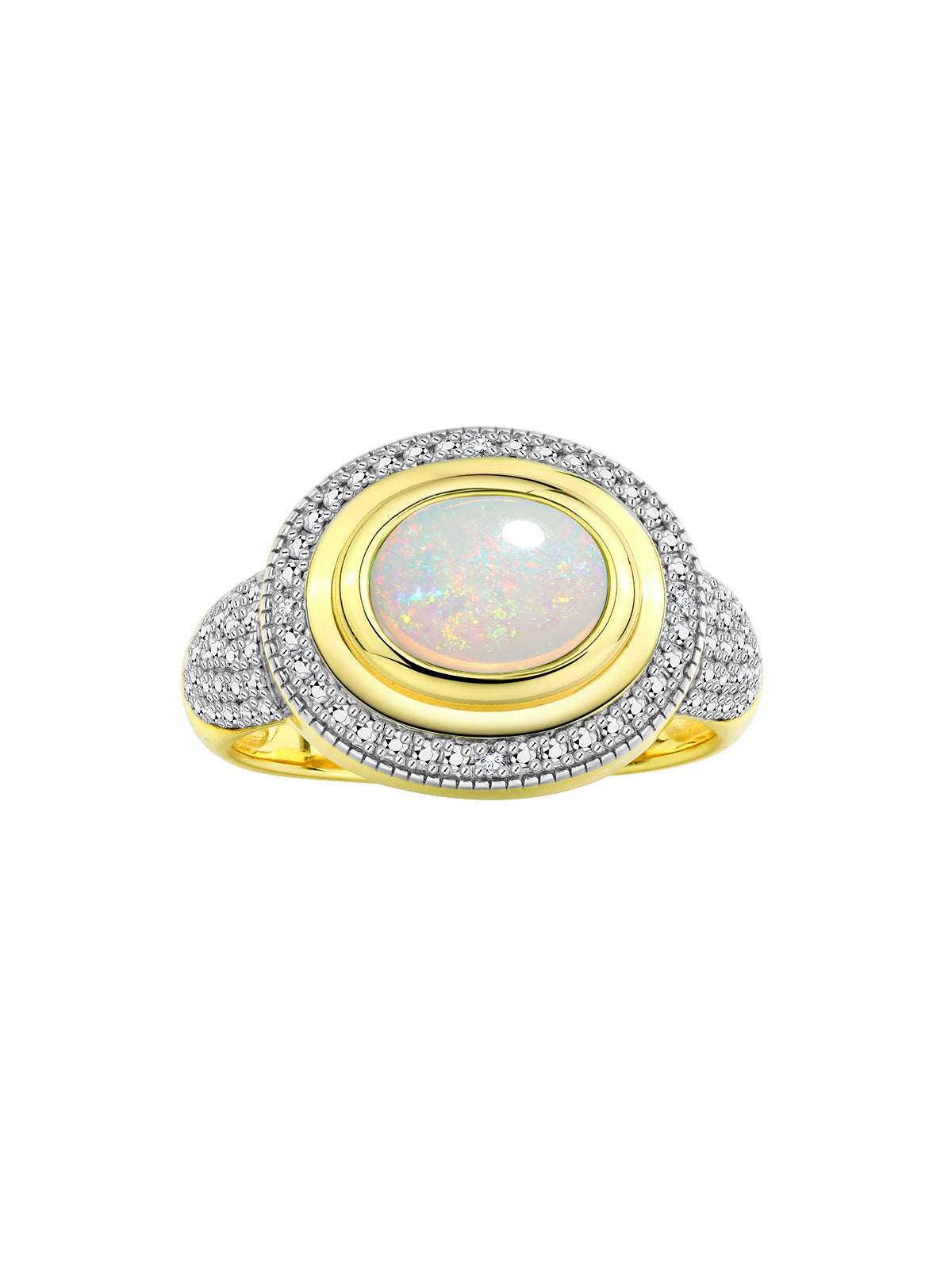 RYLOS Classic Ring with 9X7MM Oval Gemstone & Diamonds Radiant Color Stone Jewelry for Women in Yellow Gold Plated Silver Available in Sizes 5-13