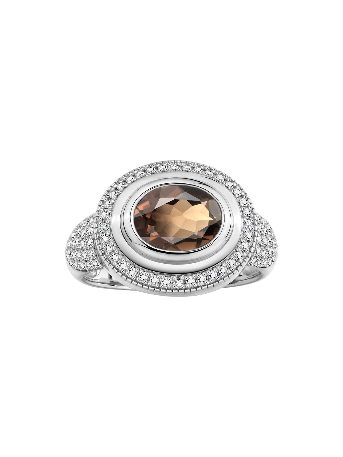 RYLOS 14K White Gold Classic Ring with 9X7MM Oval Gemstone & Sparkling Diamonds Elegant Gem Jewelry for Women Available in Sizes 5-13