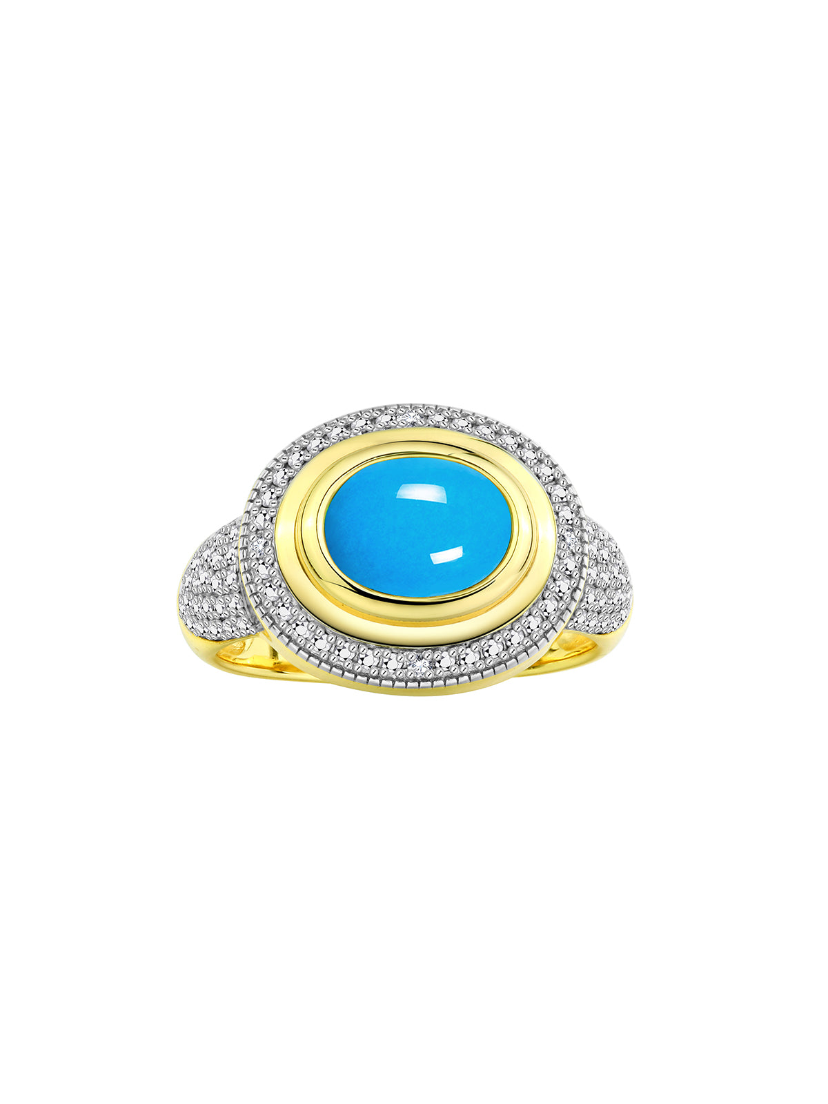 RYLOS 14K Yellow Gold Classic Ring with 9X7MM Oval Gemstone & Sparkling Diamonds Elegant Gem Jewelry for Women Available in Sizes 5-13