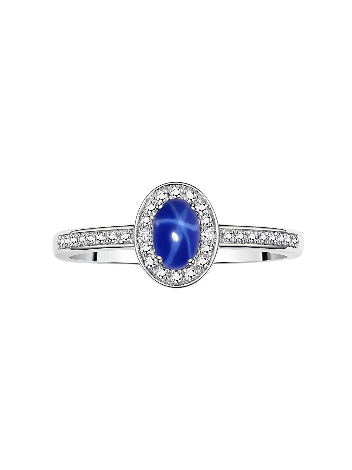 RYLOS Halo Ring with Diamond & Birthstone - 6X4MM Oval Gemstone Sterling Silver - Elegant Jewelry for Women - Available in Sizes 5-10