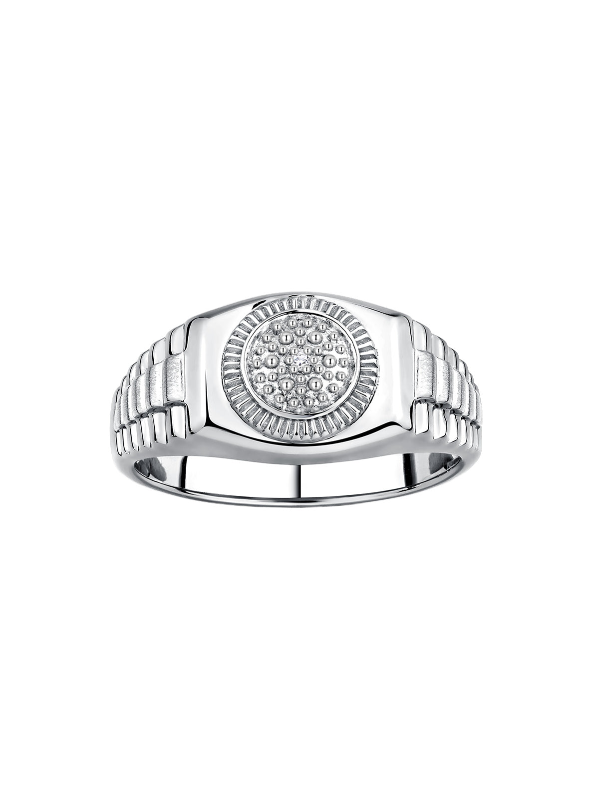 RYLOS Ring Sterling Silver or Yellow Gold Plated Silver & Diamond Ring. Explore Silver rings, designer-inspired luxury in sizes 6-13.