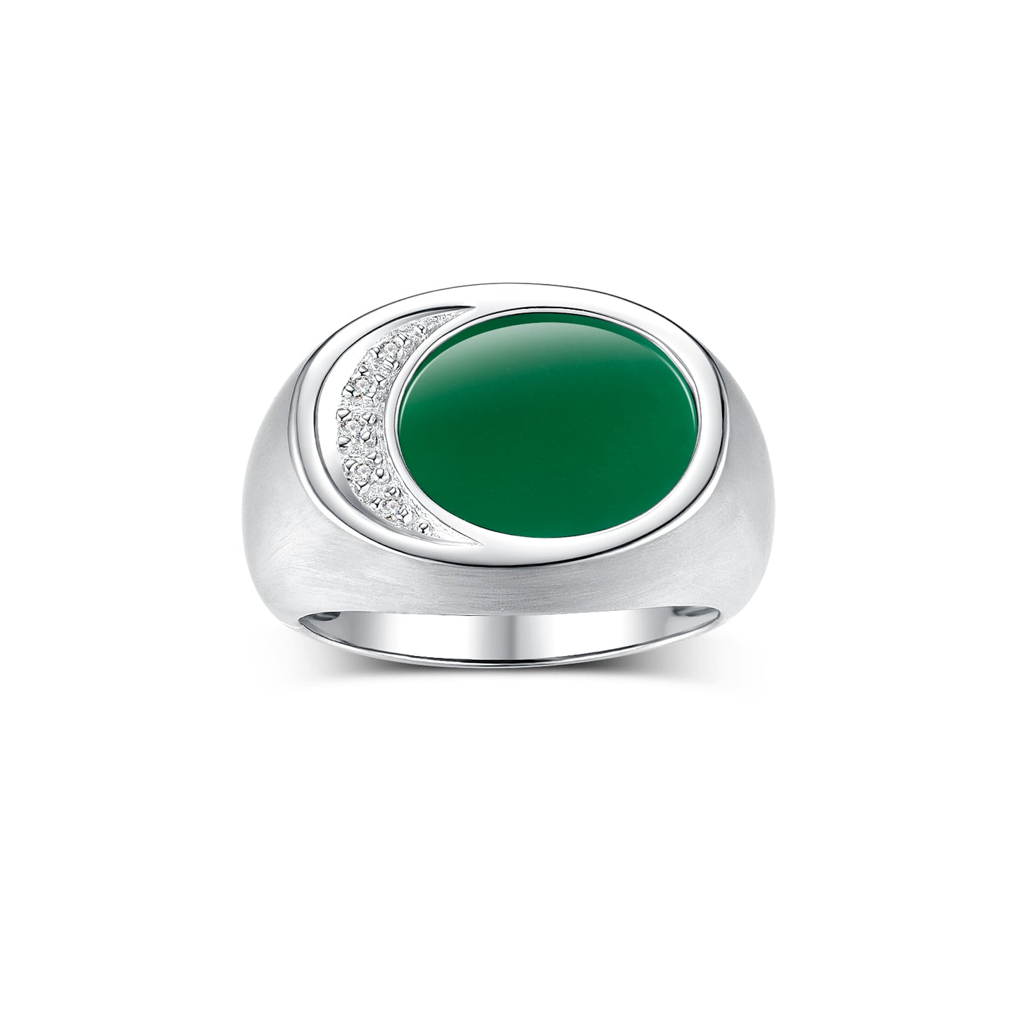 RYLOS Men's Designer Ring in Sterling Silver 925: Features Diamonds around Onyx, Quartz, Tiger Eye, Mosaic Opal and Lapis - Available in Sizes 8-13.