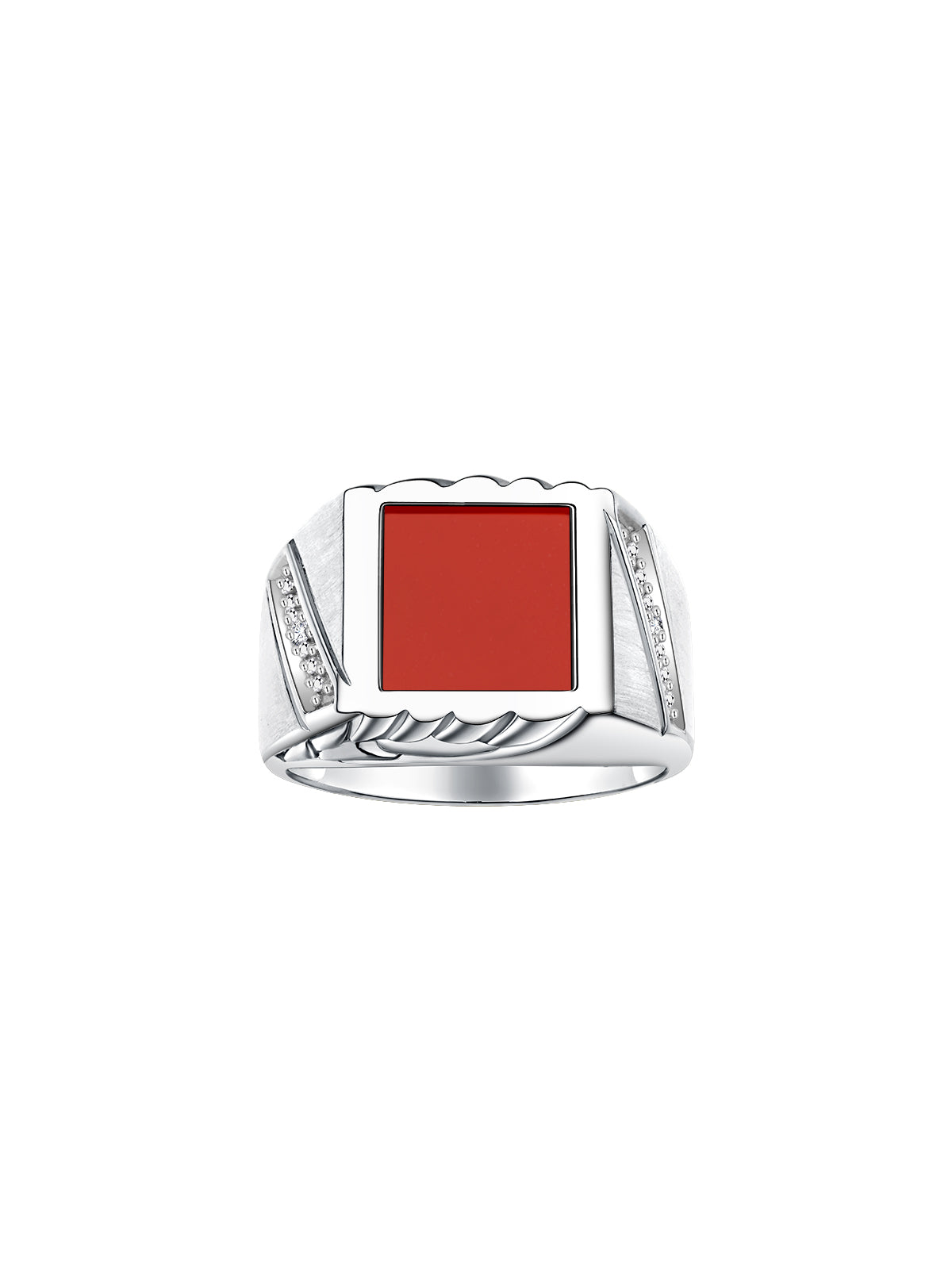 RYLOS Men's Rings With Diamonds and Black Onyx, Lucky Tiger Eye or Colored Quartz - Unique Rings for Men, Sterling Silver Rings in Sizes 8-13