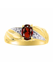 Rylos 14K Yellow Gold Angel Wing Birthstone Ring 7X5MM Gemstone & Diamonds - Captivating Color Stone Jewelry for Women in Gold, Sizes 5-10