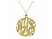 RYLOS Necklaces  For Women Gold Necklaces for Women & Men  14K Yellow Gold or White Gold Monogram Necklace Personalized 35mm Special Order, Made to Order Large Necklace