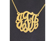 RYLOS Necklaces  For Women Gold Necklaces for Women & Men  Yellow Gold Plated Silver or Sterling Silver Personalized 25MM Nameplate Necklace  Special Order, Made to Order . With 18 inch chain