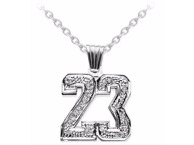 RYLOS Necklaces  For Women Gold Necklaces for Women & Men  14K Yellow Gold or White Gold Personalized Diamond Number Plate Necklace . Special Order, Made to Order Necklace 