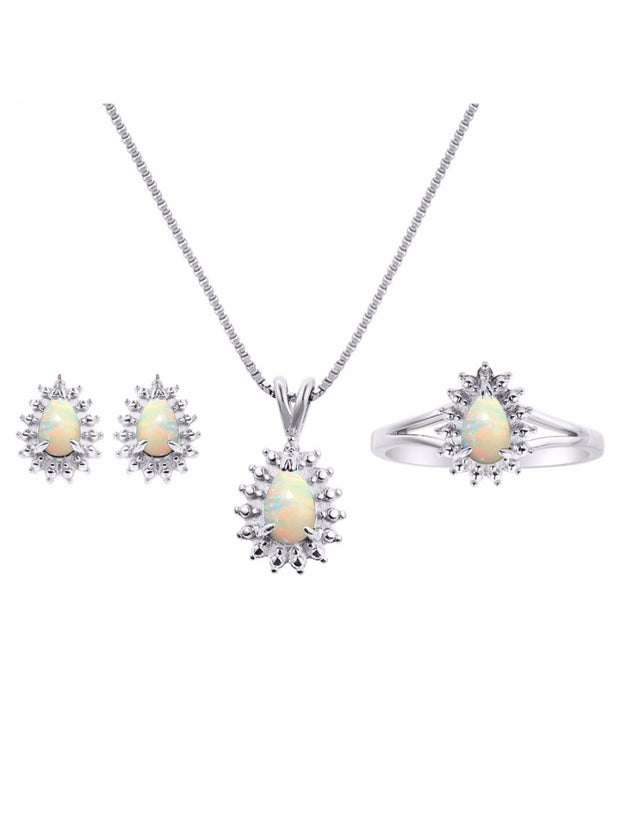 Rylos Women's 14K Yellow Gold Birthstone Set: Ring, Earring & Pendant Necklace. Gemstone & Diamonds, Pear Tear Drop Shape 6X4MM Birthstone. Perfectly Matching Gold Jewelry. Sizes 5-10.